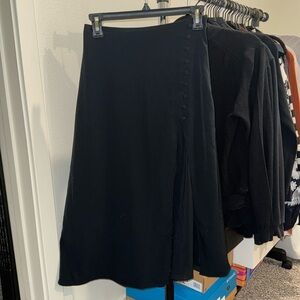 Abercrombie black midi skirt